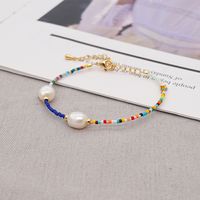 Bohemia Style Handmade Adjustable Pearl Bracelet Wholesale main image 4