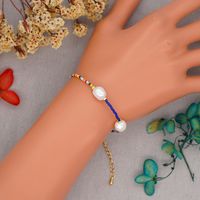 Bohemia Style Handmade Adjustable Pearl Bracelet Wholesale main image 5
