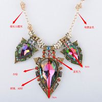 Exquisite Fashion Exaggerated Full Of Diamond Alloy Necklace main image 5