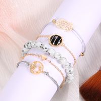 Fashion Diamond Turquoise Bracelet 5-piece Set main image 3