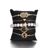 Fashion Diamond Turquoise Bracelet 5-piece Set main image 4
