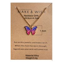 Fashion Butterfly Alloy Plating Women's Pendant Necklace main image 5