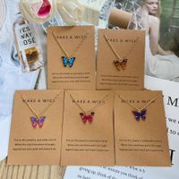 Fashion Butterfly Alloy Plating Women's Pendant Necklace main image 4