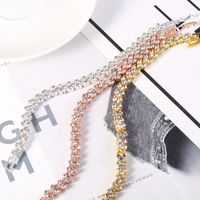 Retro Crystal Multi-color Full Diamond Bracelet main image 5