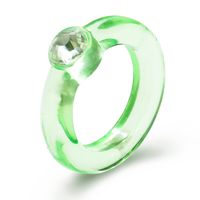 Simple Candy Color Acrylic Ring Wholesale sku image 2