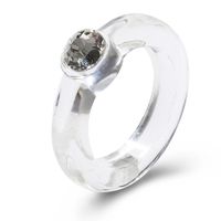 الأزياء الإبداعية هلام اللون خاتم الماس بالجملة sku image 6