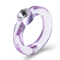 الأزياء الإبداعية هلام اللون خاتم الماس بالجملة sku image 7