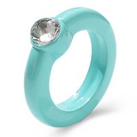 الأزياء الإبداعية هلام اللون خاتم الماس بالجملة sku image 8