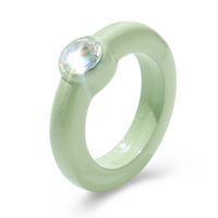 Fashion Creative Jelly Color Diamond Ring Wholesale sku image 9