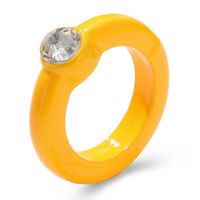 Fashion Creative Jelly Color Diamond Ring Wholesale sku image 10