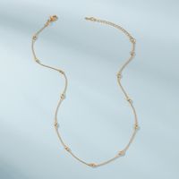 Fashion Simple Geometric Pearl Pendant Necklace sku image 5