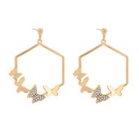 Fashion Multiple Butterflies Diamond-studded Earrings main image 6