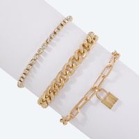 Fashion Lock Thick Bracelet Set main image 6