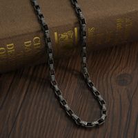 Punk Trendy Retro Bicycle Chain Stainless Steel Necklace main image 5