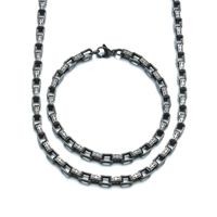 Punk Trendy Retro Bicycle Chain Stainless Steel Necklace main image 6