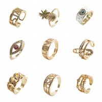 Retro Letter Mom Love Opening Adjustable Ring main image 4