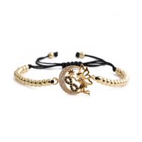 Pulsera Ajustable Retro Zircon Angel Moon Stars main image 6