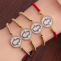 Fashion Color Zircon Micro-inlaid Palm Bracelet main image 2