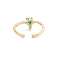 Fashion Emerald Gem Diamond Ring main image 6