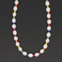 Baroque Ethnic Pearl Stained Glass Bead Necklace Wholesale main image 4