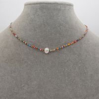 Bohemia Ethnic Miyuki Beads Freshwater Pearl Handmade Necklace main image 4
