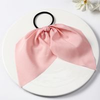 Korean Style Silk Streamer Pure Color Bow Hair Rope sku image 6