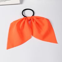 Korean Style Silk Streamer Pure Color Bow Hair Rope sku image 13