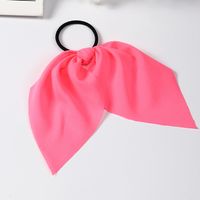 Korean Style Silk Streamer Pure Color Bow Hair Rope sku image 10