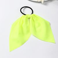 Korean Style Silk Streamer Pure Color Bow Hair Rope sku image 11