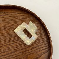 Simple Geometric Acrylic Hair Catching Clip sku image 3