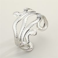 Punk Alloy Snake-shaped Multi-layer Open Wide Bracelet sku image 3