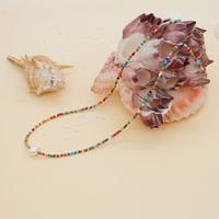 Bohemia Ethnic Miyuki Beads Freshwater Pearl Handmade Necklace sku image 1