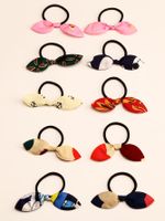 Simple Fabric Bow Children's Hair Rope Wholesale main image 5