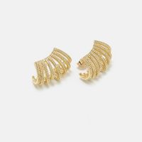 Creative Fashion Geometric Copper Earrings Wholesale main image 1