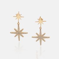 Fashion Gold-plated Star Earrings main image 2