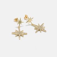 Fashion Gold-plated Star Earrings main image 3