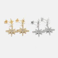 Fashion Gold-plated Star Earrings main image 6