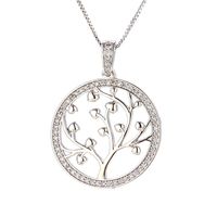 Fashion Tree Of Life Circle Necklace Pendant Wholesale main image 3