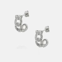 Fashion Gold-plated Zircon Earrings Wholesale main image 3