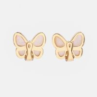 Boucles D&#39;oreilles En Cuivre Papillon Rétro De Mode En Gros main image 4