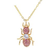 Fashion Ant Insect Pendant Copper Necklace main image 4