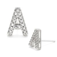 Fashion Diamond Diy Letter Earrings Wholesale sku image 3