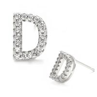Fashion Diamond Diy Letter Earrings Wholesale sku image 9