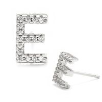 Fashion Diamond Diy Letter Earrings Wholesale sku image 11