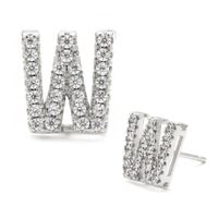 Fashion Diamond Diy Letter Earrings Wholesale sku image 47