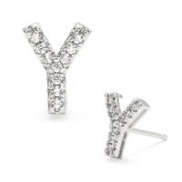 Fashion Diamond Diy Letter Earrings Wholesale sku image 51