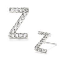 Fashion Diamond Diy Letter Earrings Wholesale sku image 53