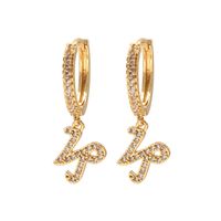 Classic Fashion Inlaid Zircon Constellation Earrings Wholesale sku image 20