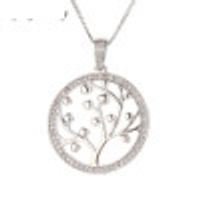 Fashion Tree Of Life Circle Necklace Pendant Wholesale sku image 3