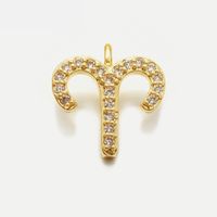 Mode Diamant Douze Constellation Saint Valentin Collier Accessoires sku image 1